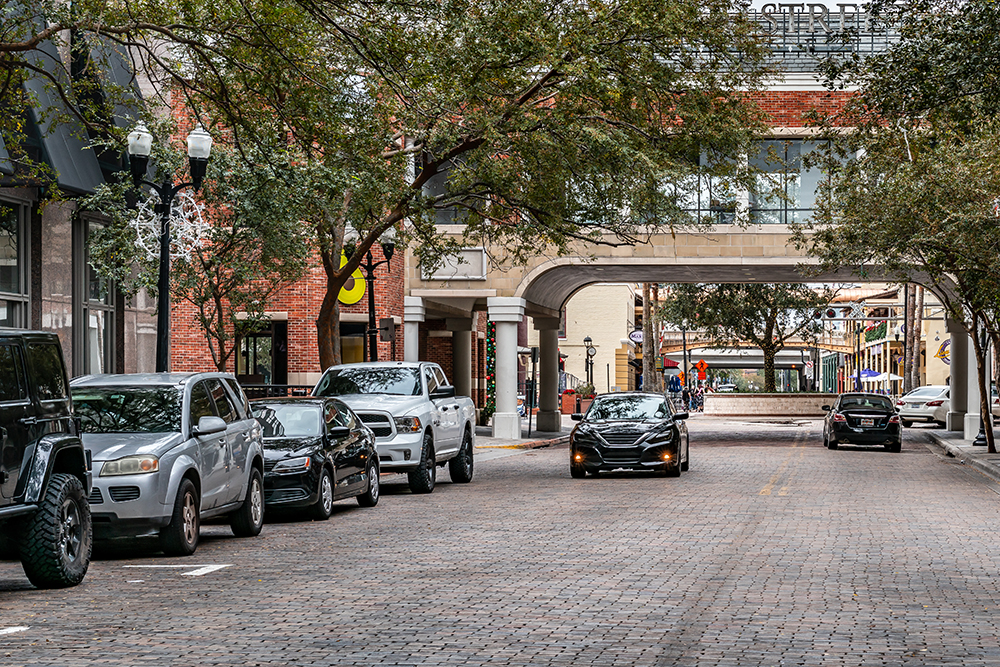 Tourist transportation to Church Street District Orlando